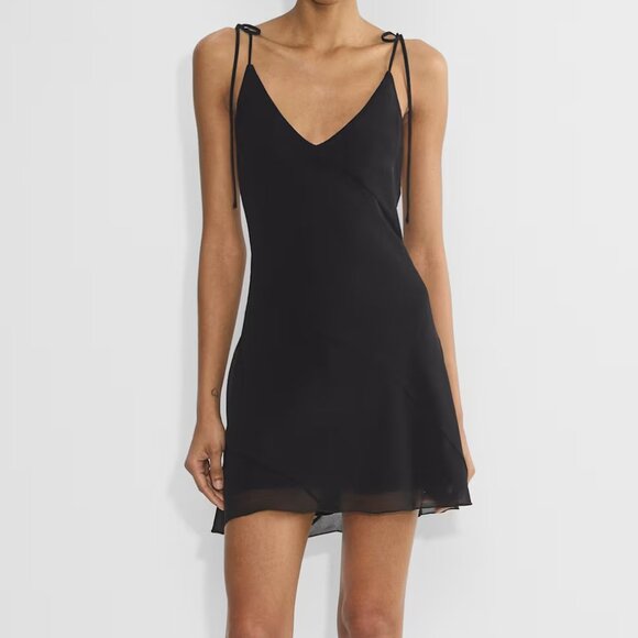 Aritzia Wilfred Priscilla Dress in Black, Size Medium - Picture 1 of 7